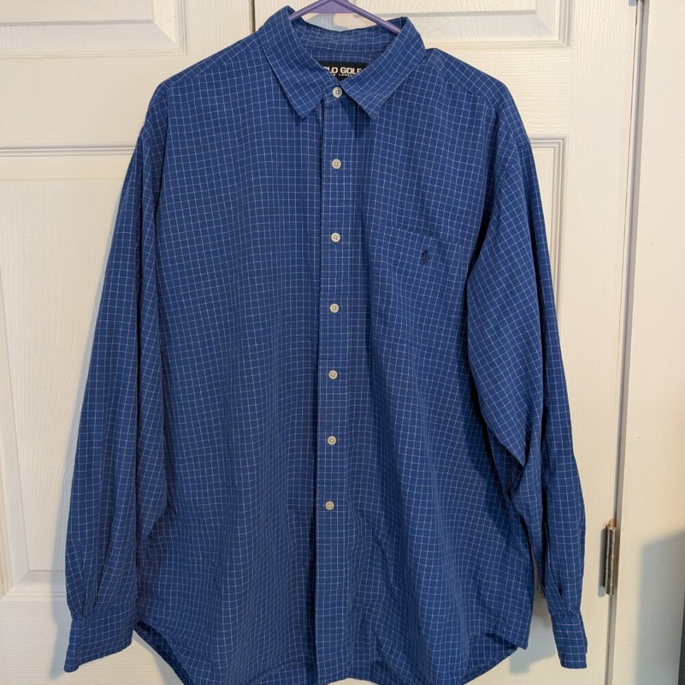 Ralph Lauren Polo Golf Men's Button Up Size XL